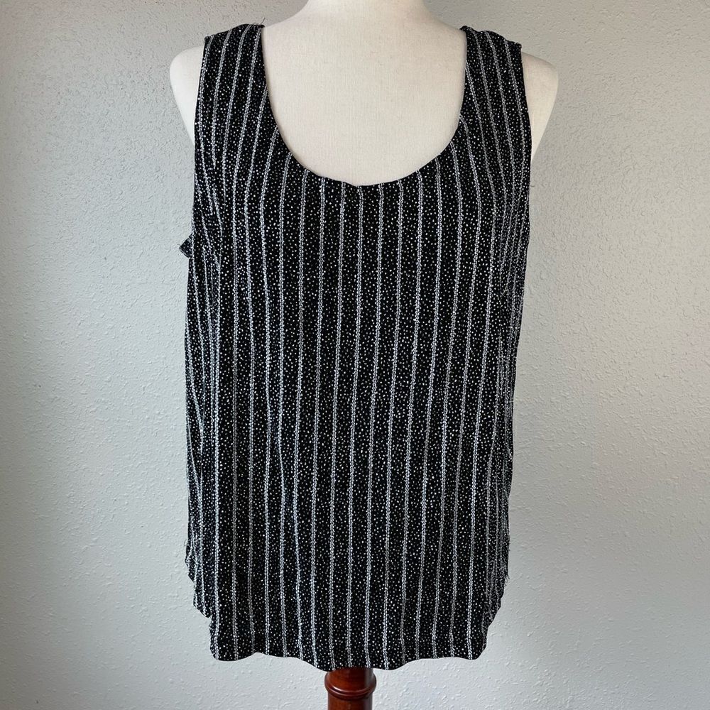 Onyx Nite Formal Tank Top Size 2X EUC